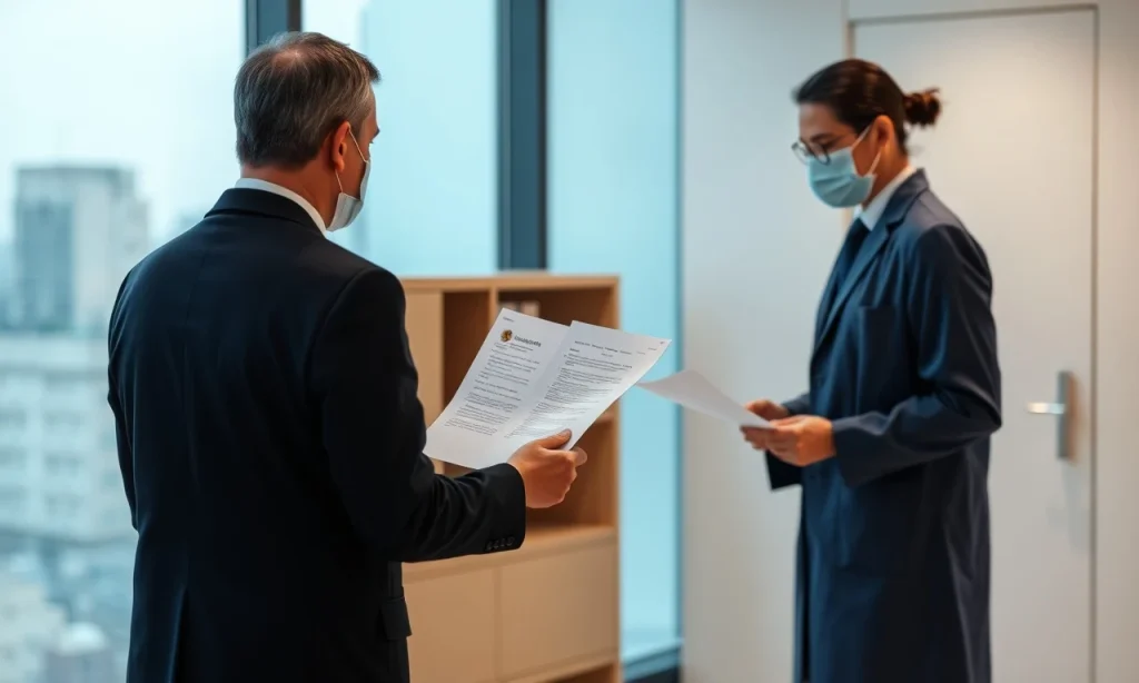 Médico analisando contrato sobre abatimento de dívida do FIES para médicos em Ribeirão Preto