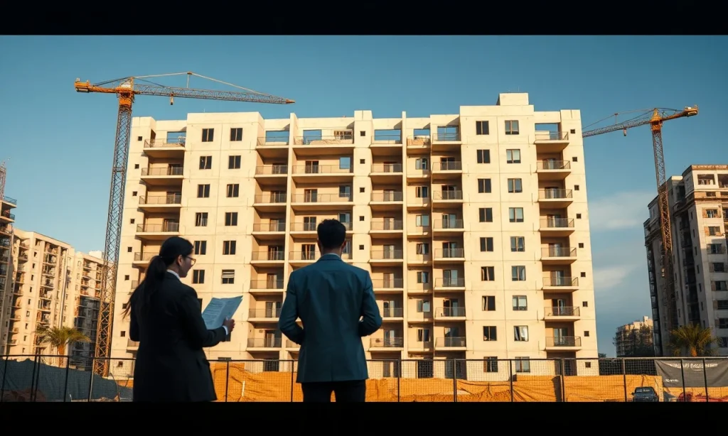 Comprador de imóvel analisando documentos para distrato imobiliário por atraso na entrega da obra